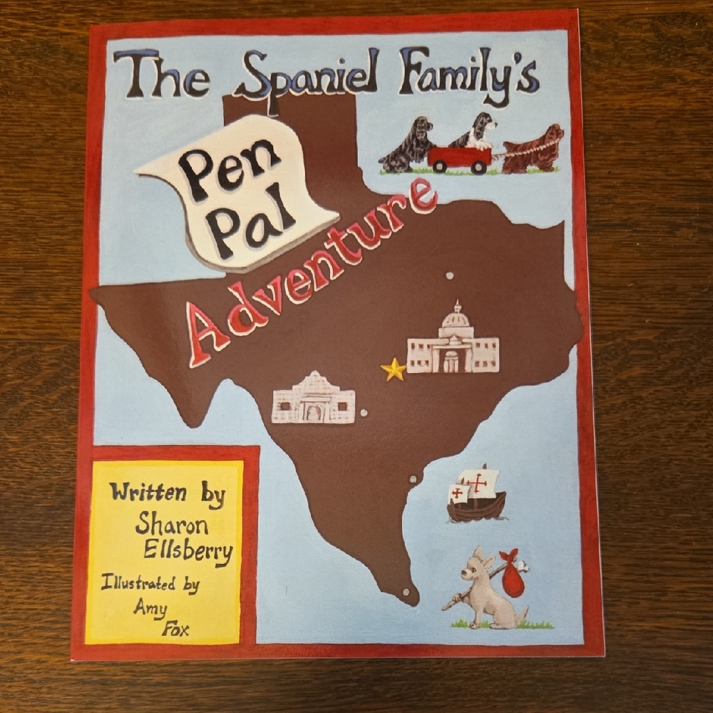 The Spaniel Family's Pen Pal Adventure Picture/Chapter Book For Ages 7-11 NWOT